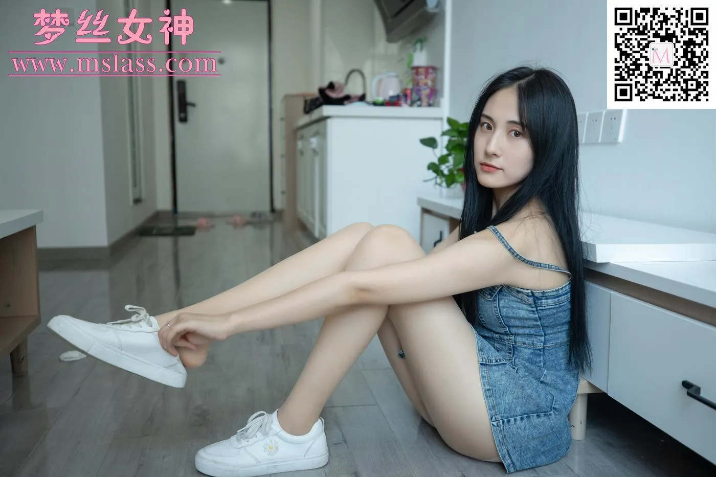 [MSLASS梦丝女神] 2020.06.27 NO.116 小允儿 牛仔连衣裙 [62P]插图3